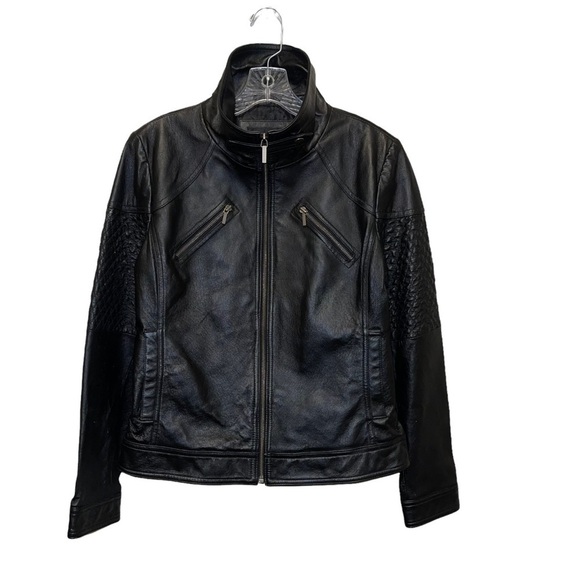 Colebrook Men Leather Jacket Size M